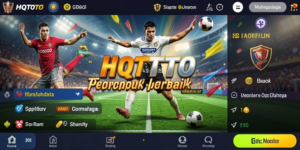 Tampilan antarmuka HQTOTO yang menarik dan informatif.