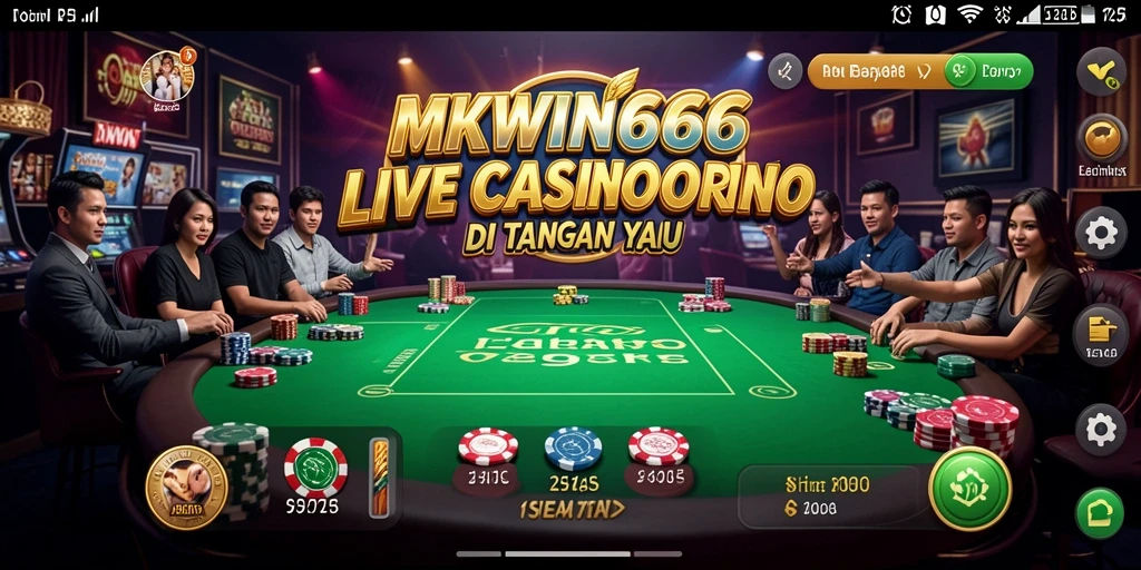 Tampilan gameplay MKWIN666 yang mengesankan dalam Live Casino.