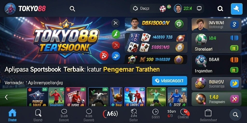 Tampilan screenshot gameplay TOKYO88 saat bertaruh di berbagai olahraga.